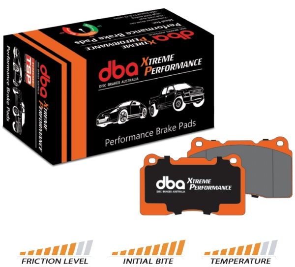 DBA Performance Brakes - Toyota LC J7 (HZJ70, HZJ73, HZJ75+FZJ) - Bremsbeläge Xtreme Performance (Vorne)