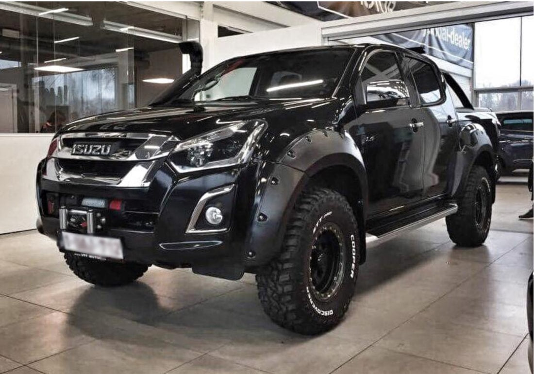 Kut Snake Kotflügelverbreiterung Isuzu D-Max (ab 2020-) 65mm Breite  - Struktur Oberfläche