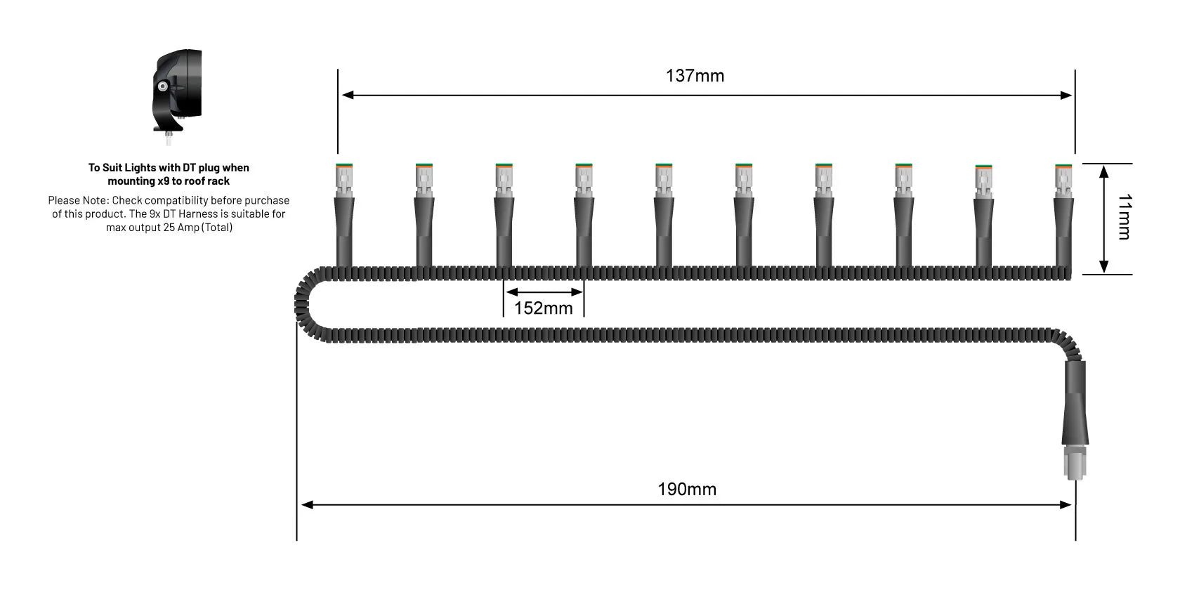 STEDI 9 Fach - DT Anschlusskabel - GPC-Offroad