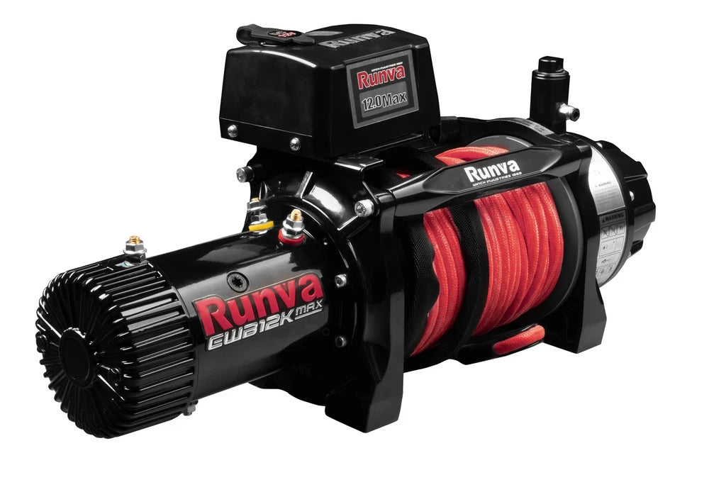 Runva - EWB12K MAX 12V mit Armortech Synthetic Rope - GPC-Offroad