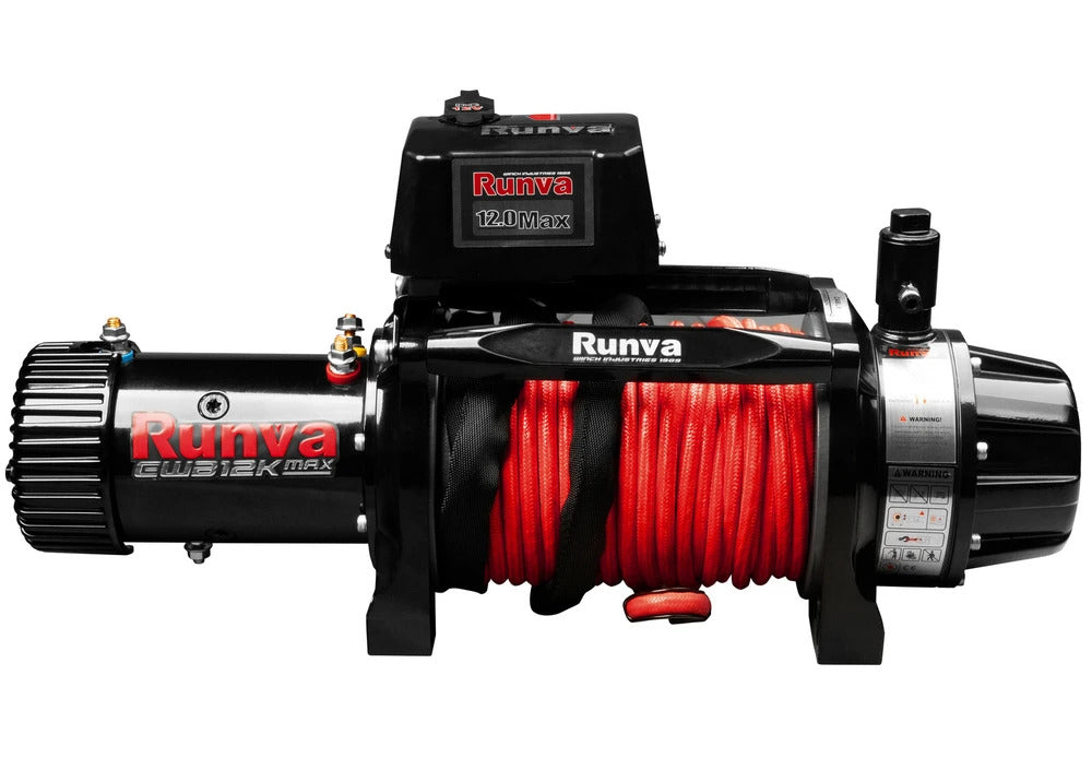Runva - EWB12K MAX 12V mit Armortech Synthetic Rope - GPC-Offroad