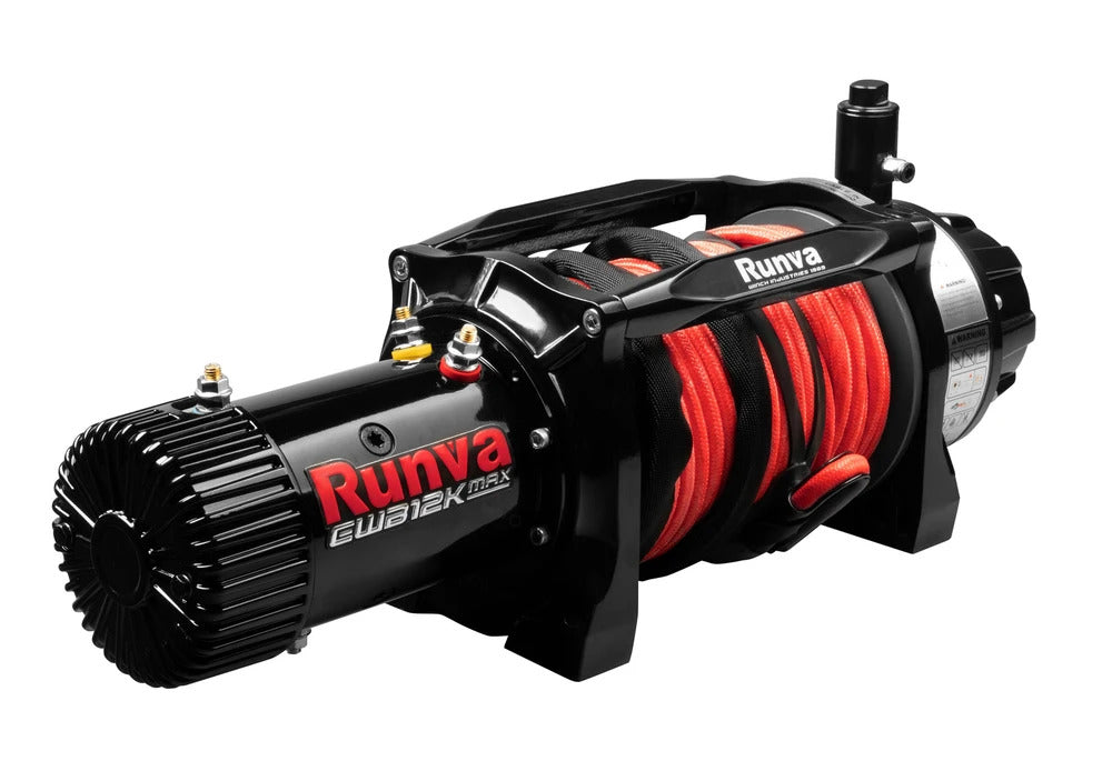 Runva - EWB12K MAX 12V mit Armortech Synthetic Rope - GPC-Offroad