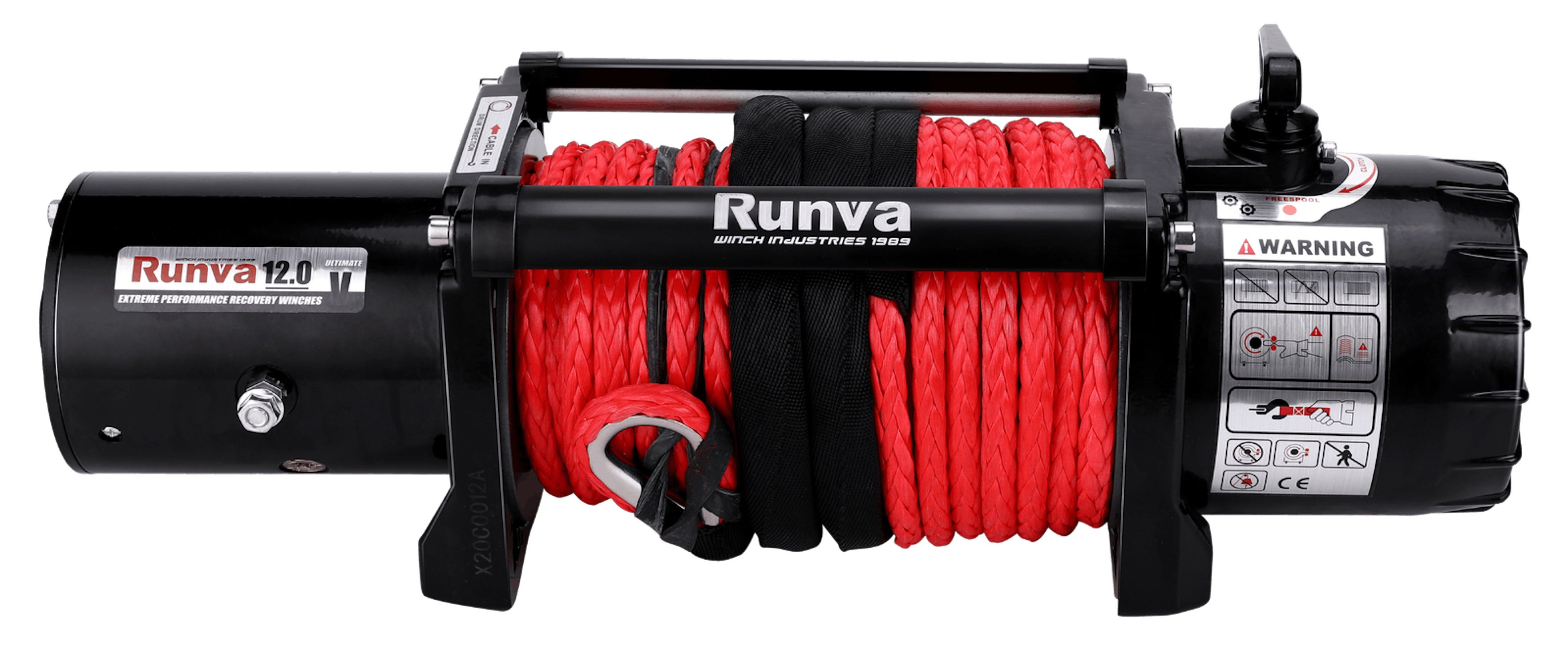 Runva - EWV12000 ULTIMATE 12V mit Synthetic Seil - GPC-Offroad