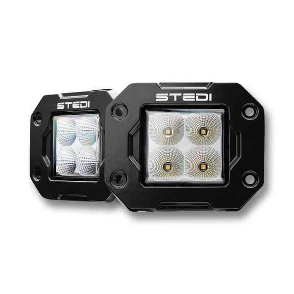 STEDI G4 Black FLUSH Work LED - GPC-Offroad