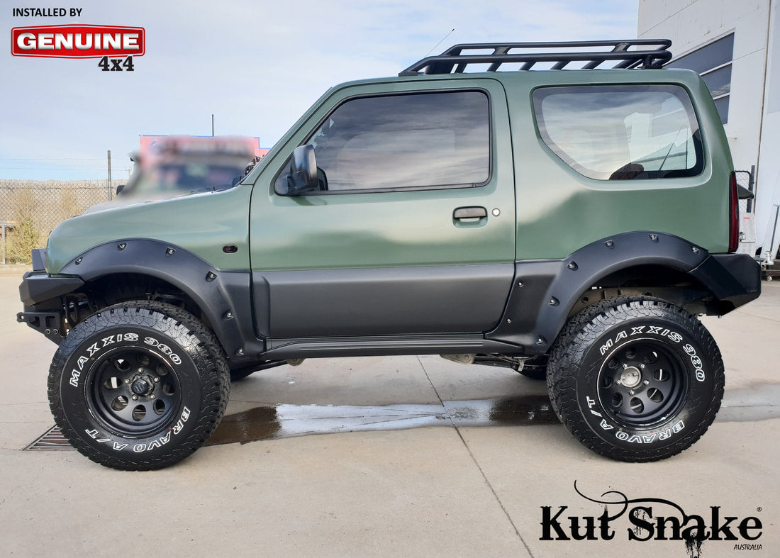 Kut Snake Kotflügelverbreiterung Suzuki Jimny FJ "Monster" - 100 mm Breite - Struktur Oberfläche