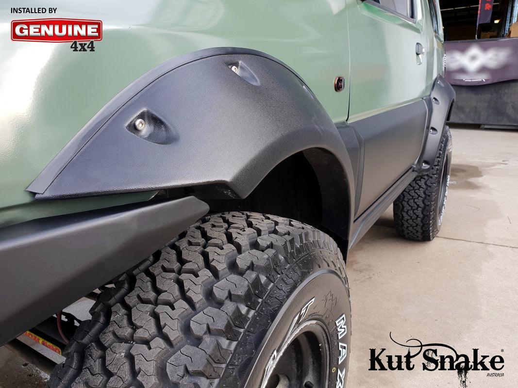 Kut Snake Kotflügelverbreiterung Suzuki Jimny FJ "Monster" - 100 mm Breite - Struktur Oberfläche - GPC-Offroad