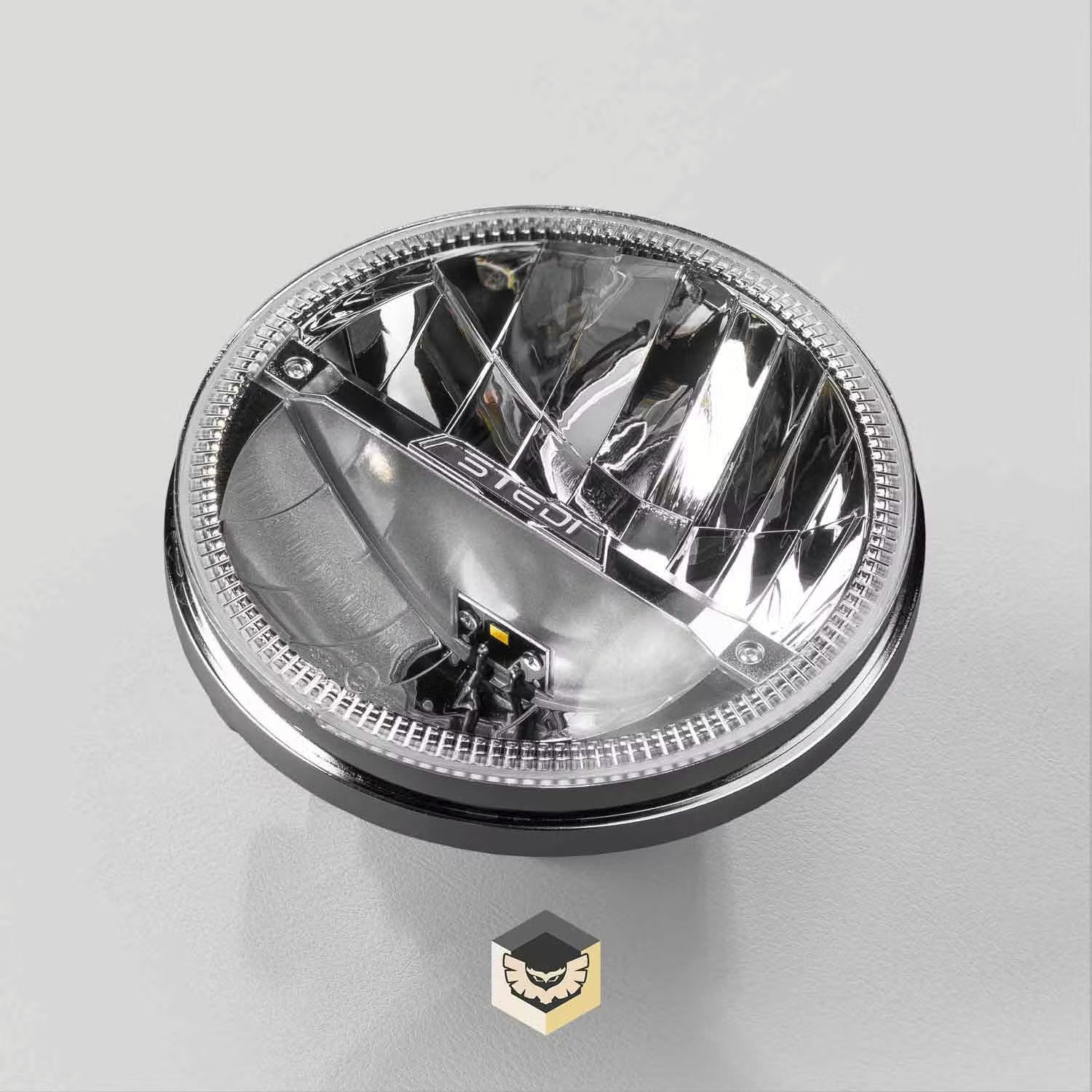 STEDI 7Inch Homage LED Headlight - Chrome (3000K)