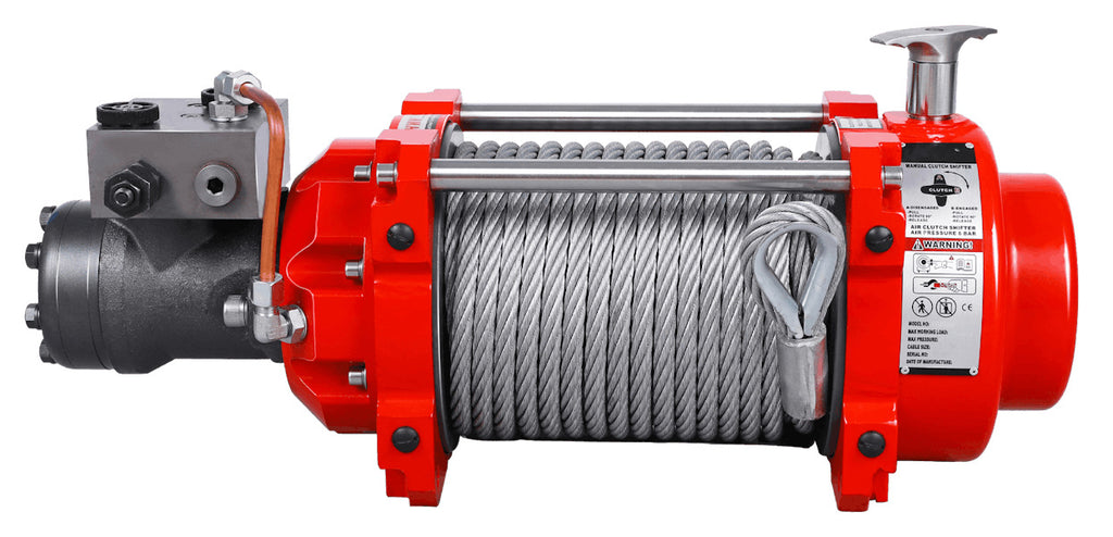Runva - HWN15000I Hydraulische Winde mit Stahl Seil, inkl. Zubehör