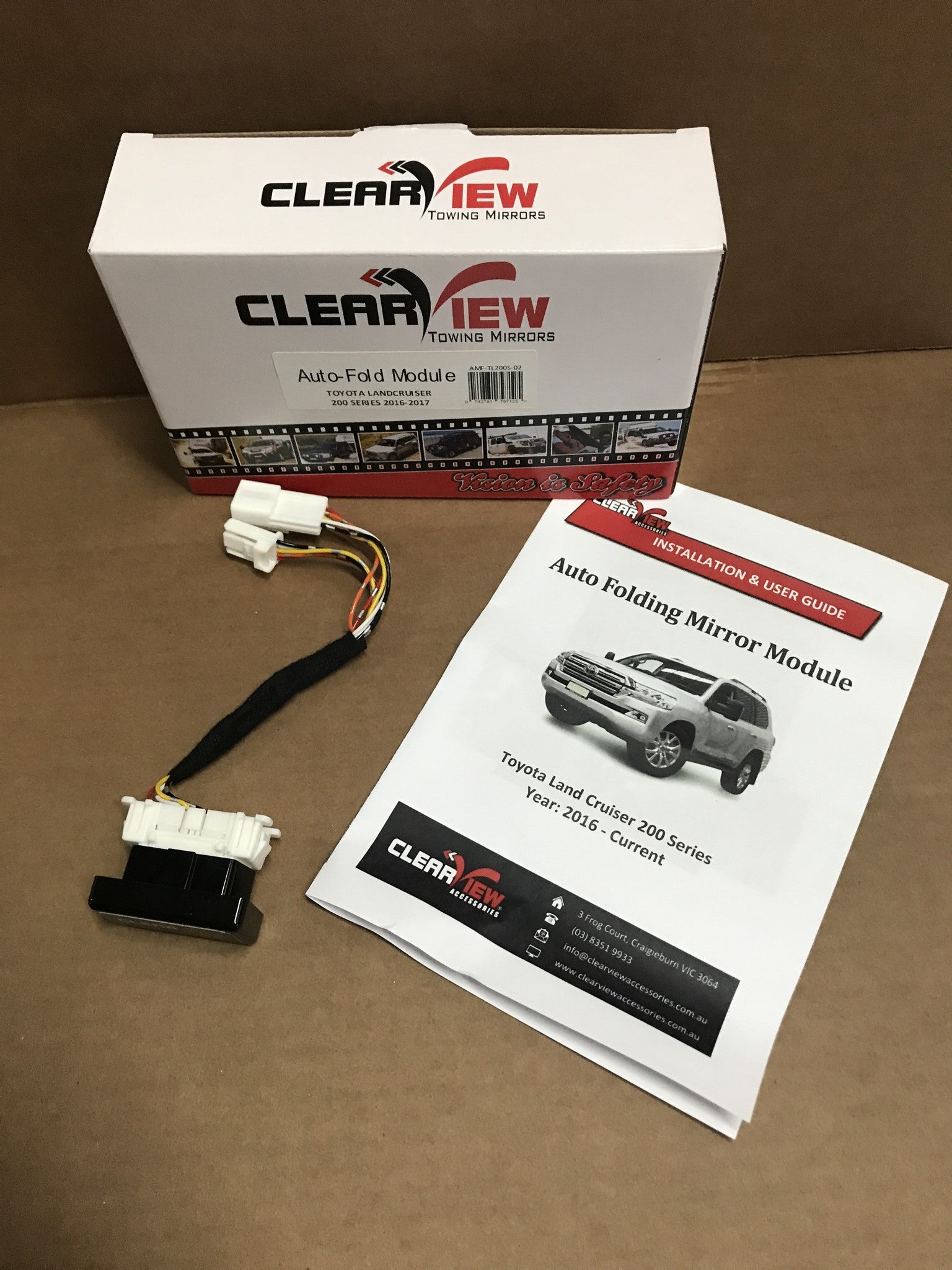 Clearview Auto-Fold Modul für faltbare Spiegel