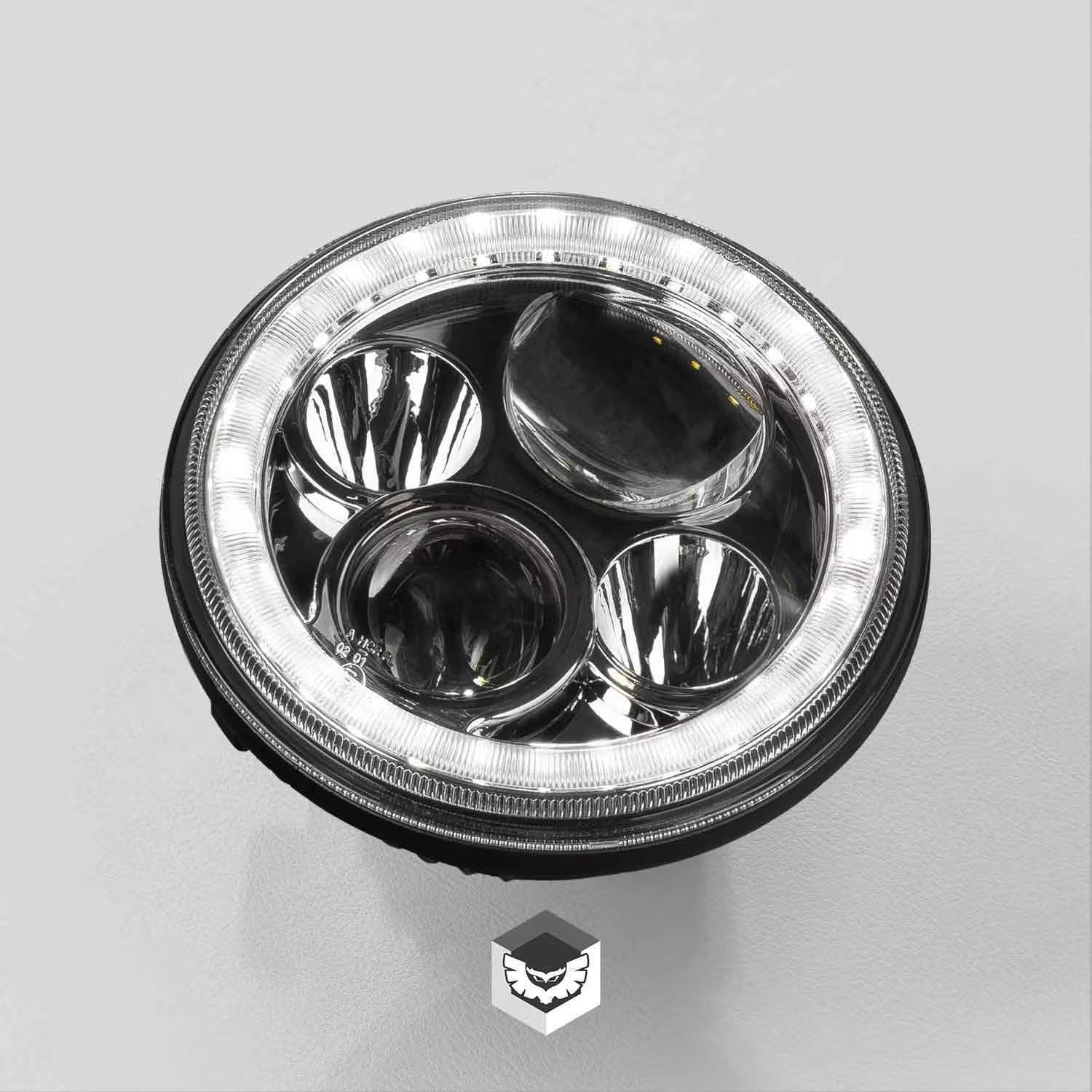 STEDI 7Inch Iris LED Headlight - Chrome (5700K) 