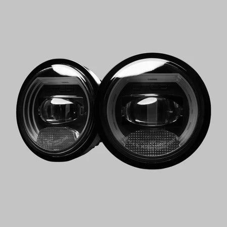 STEDI LED Nebelscheinwerfer mit Tagfahrlicht u. Blinker passend für IRON Bull Bar