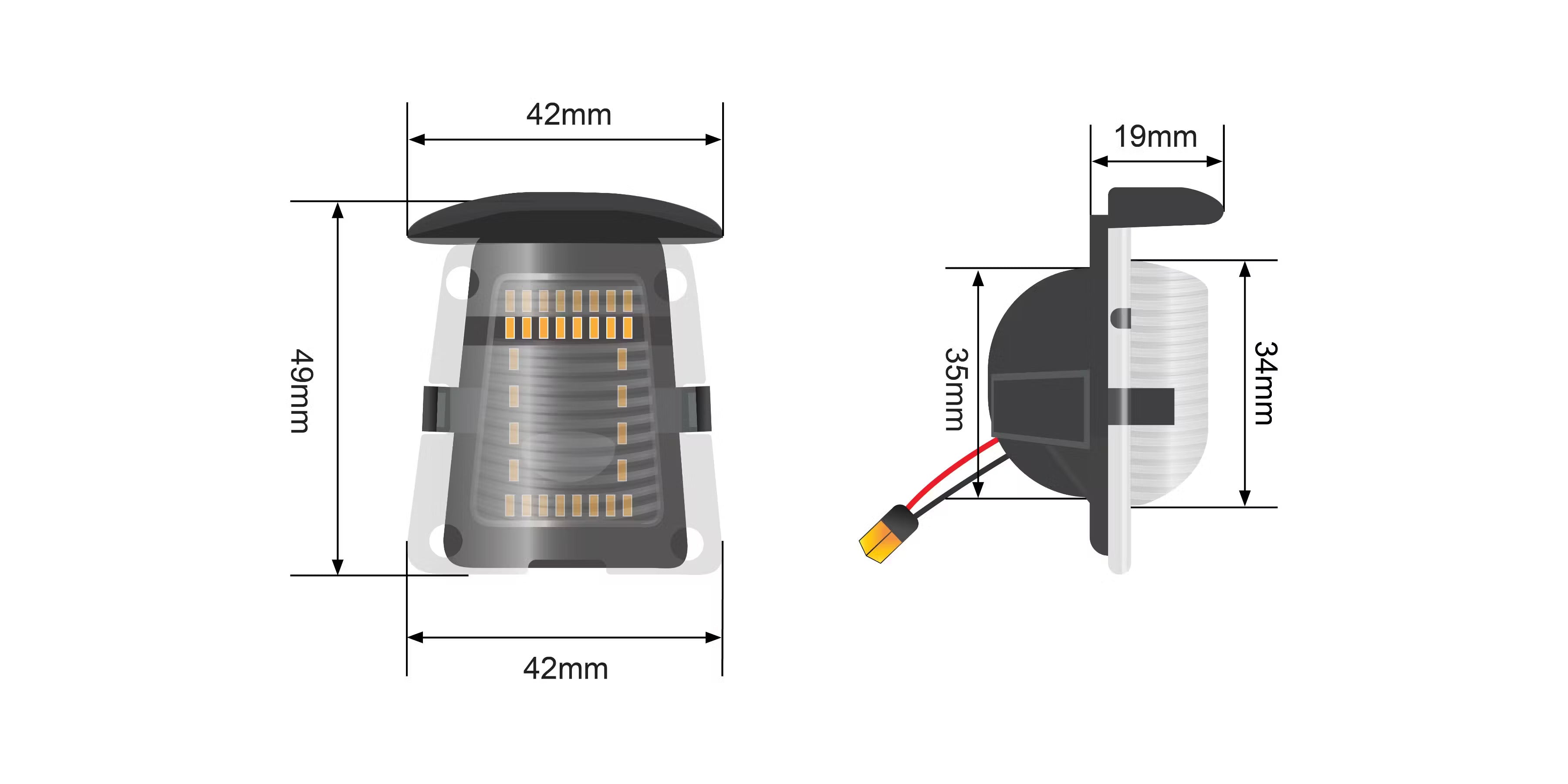 LED Nummernschildbeleuchtung Jeep Wrangler JK