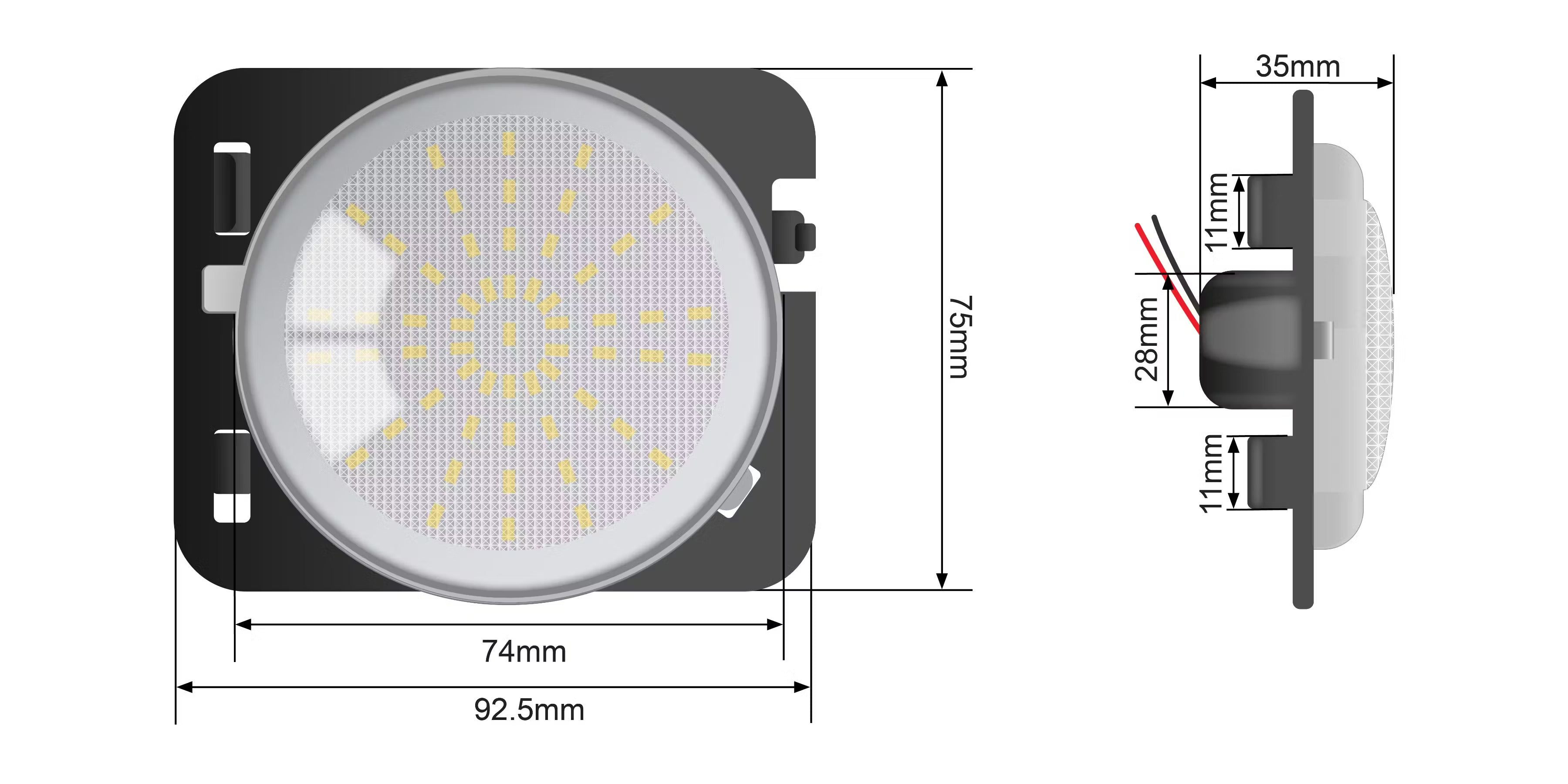 LED dynamische Blinker Jeep Wrangler JK