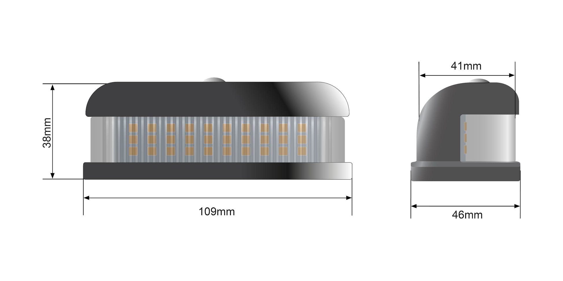 STEDI LED Nummernschildbeleuchtung für Defender 90 | 110 | 130