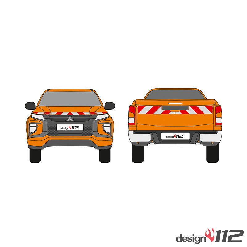 Warnmarkierungssatz - Mitsubishi L200 (ab 2019-) - GPC-Offroad