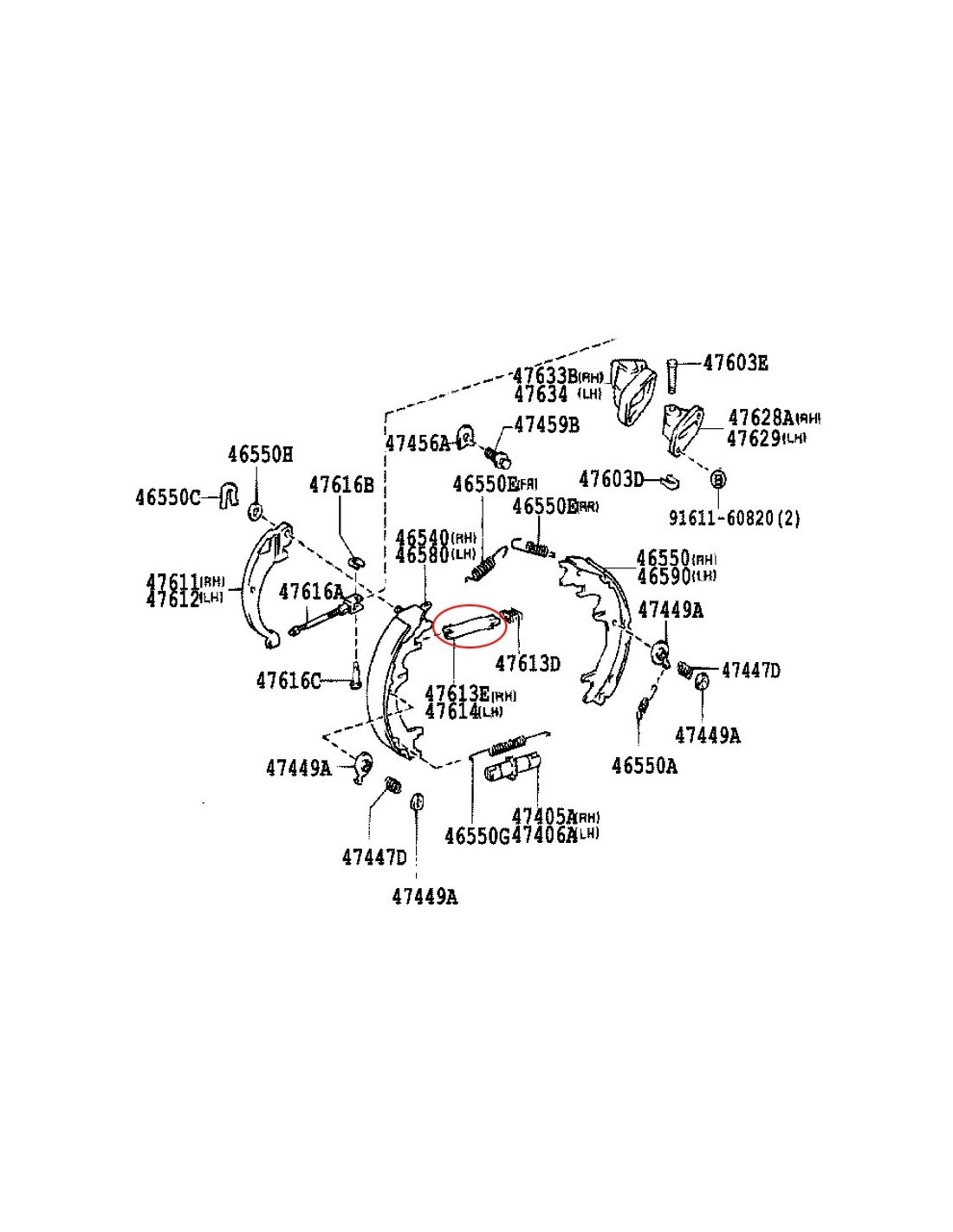 TerrainTamer Modified Rear Wheel Brake System for Parking Brake - Toyota Land Cruiser J8 / 9 / 10 / 12 / 15 / FJ