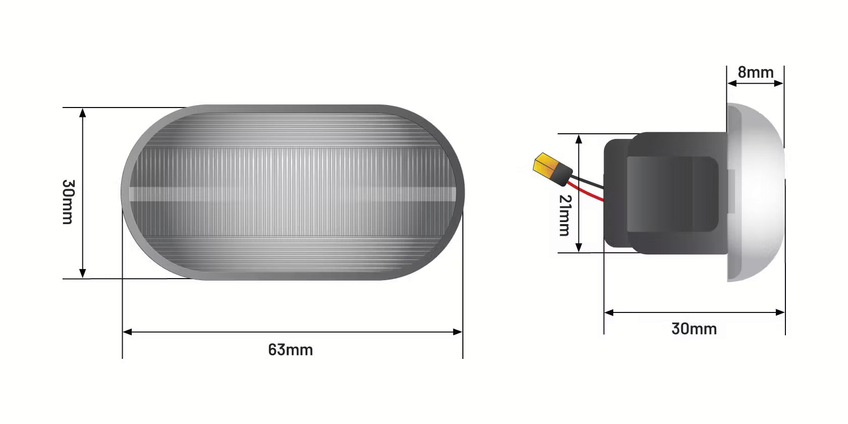 STEDI LED Dynamische Seitenlicht für Nissan Navara D40/Pathfinder