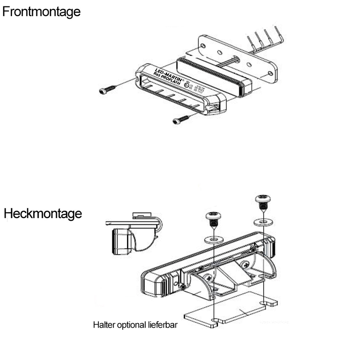 Frontblitzer - ProFlash R65 - Gelb