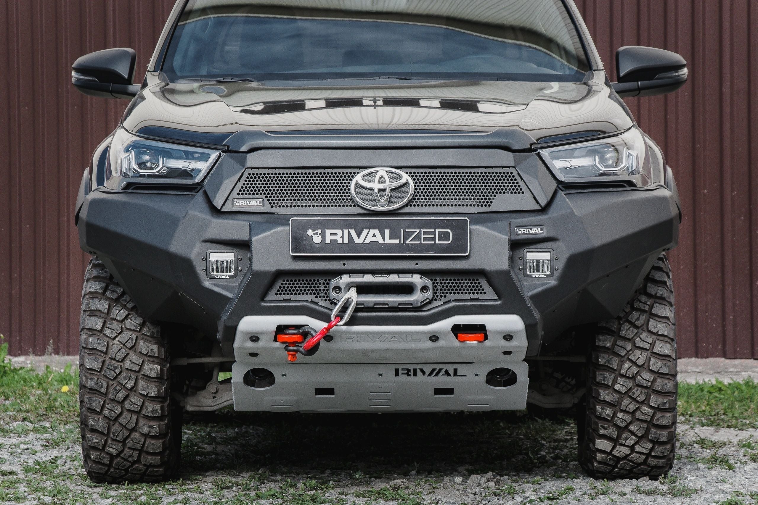 RIVAL4x4 Alu HD-Seilwindenstoßstange für Toyota Hilux (ab 2021-)