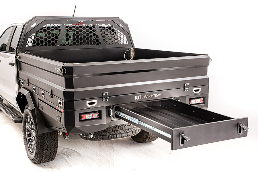 RSI Smart Tray - Flatbed- Ford Ranger/ Toyota Hilux DoKa - Schwarz Matt - GPC-Offroad