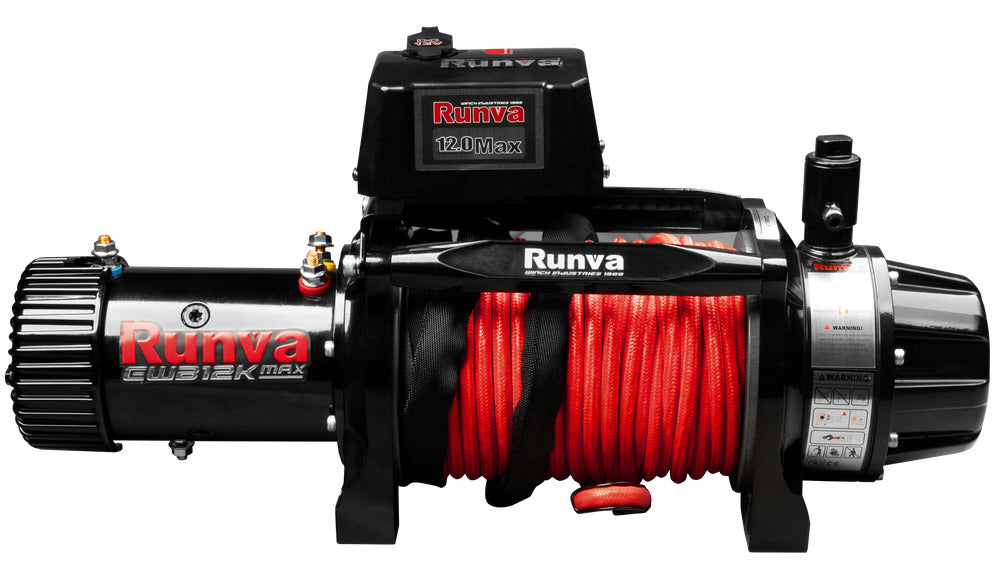 Runva - EWB12K MAX 12V mit Armortech Synthetic Rope - GPC-Offroad