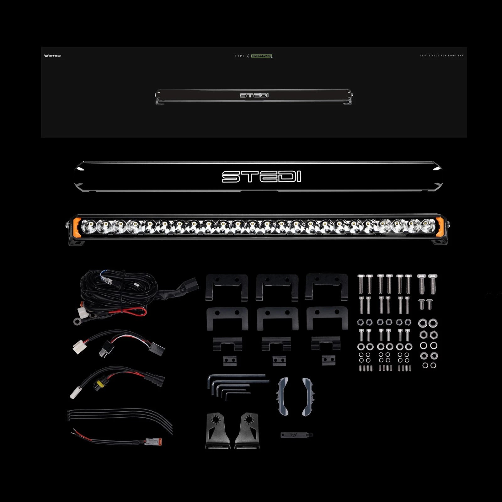STEDI Sport Plus, Single Row, 31.5 inch, 24 LED Light Bar