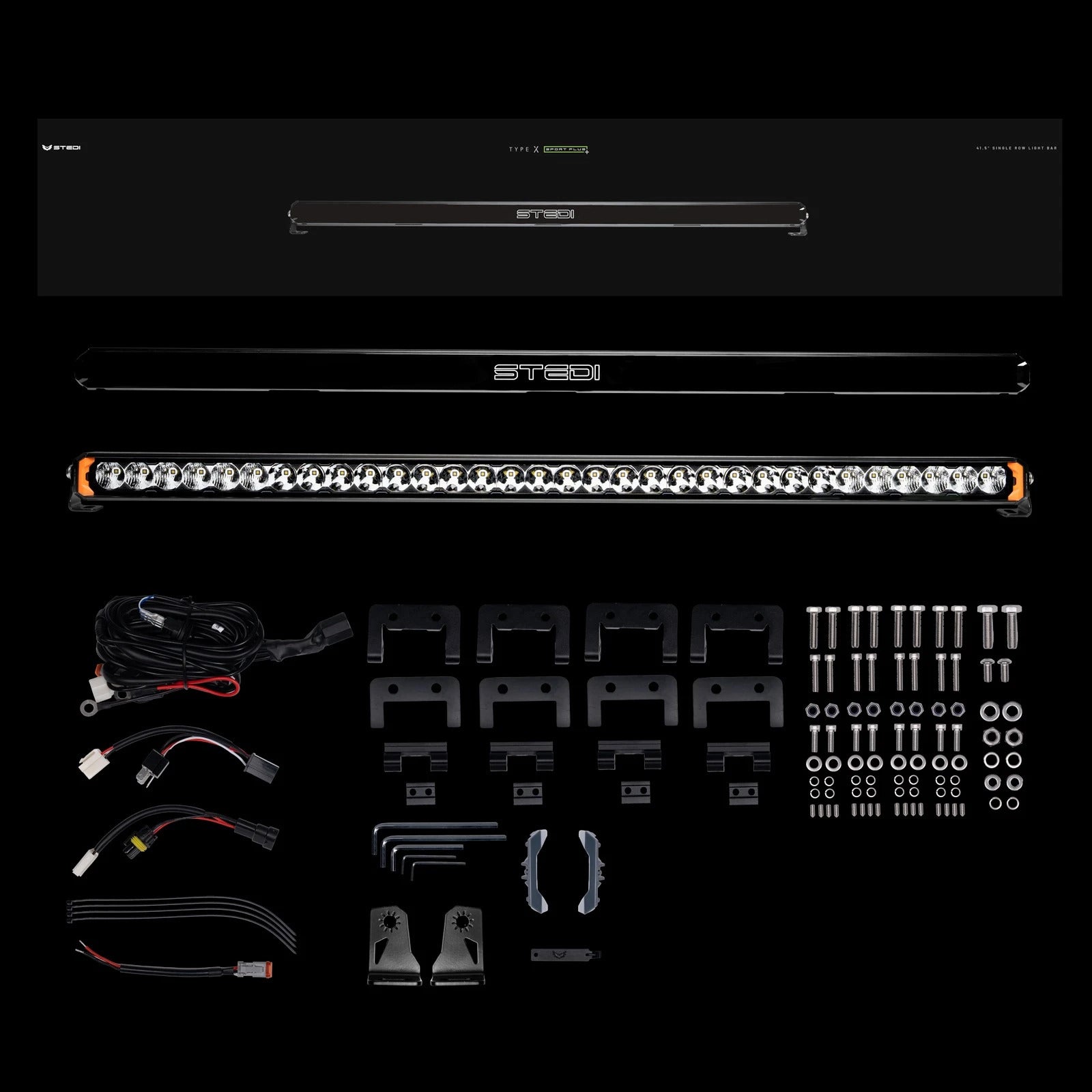 STEDI Sport Plus, Single Row, 41.5 inch, 32 LED Light Bar