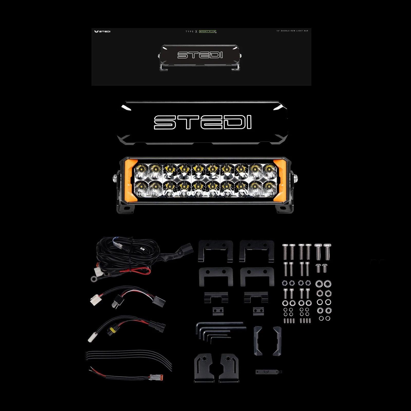 STEDI Sport Plus, Double Row, 12 inch, 20 LED Light Bar