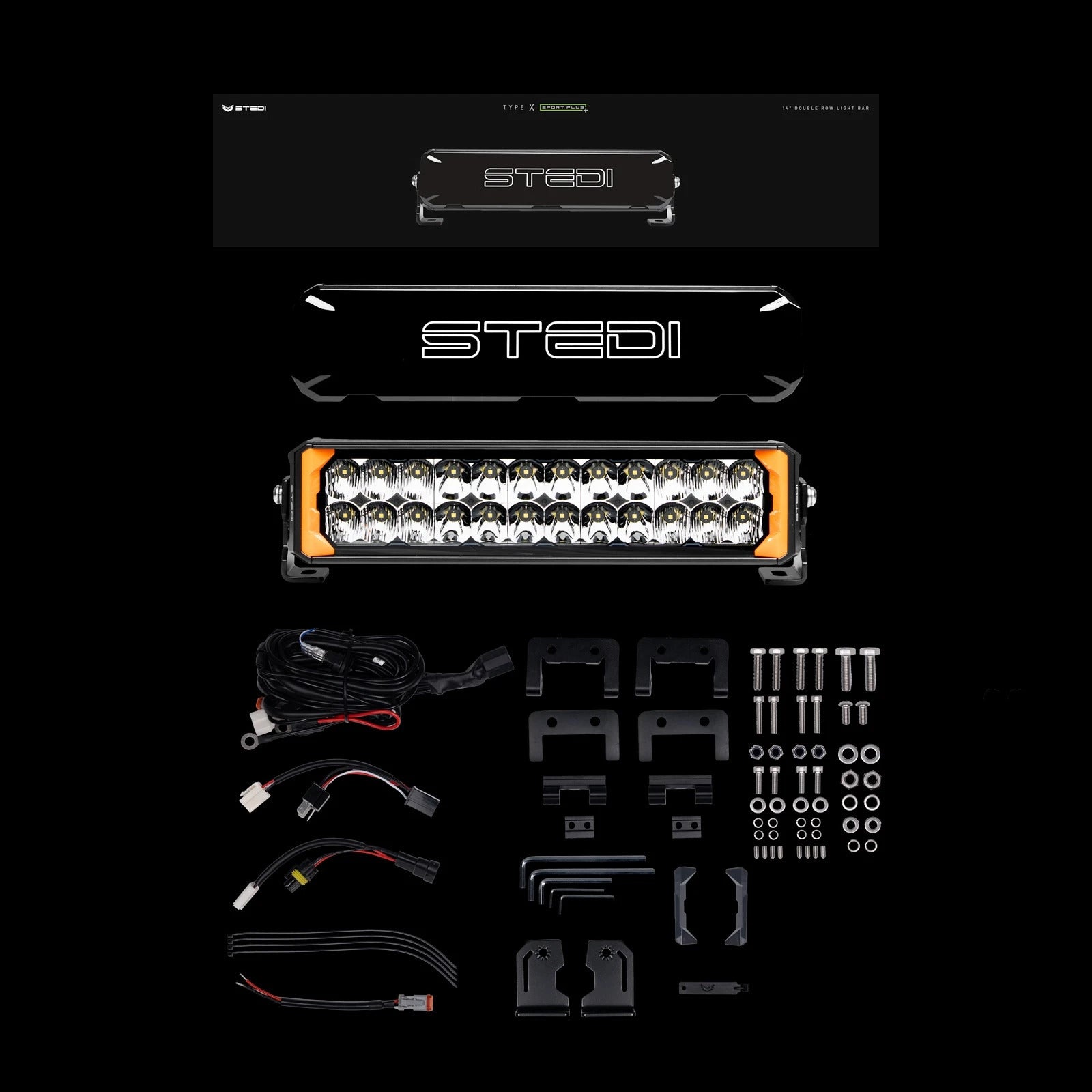 STEDI Sport Plus, Double Row, 14 inch, 24 LED Light Bar