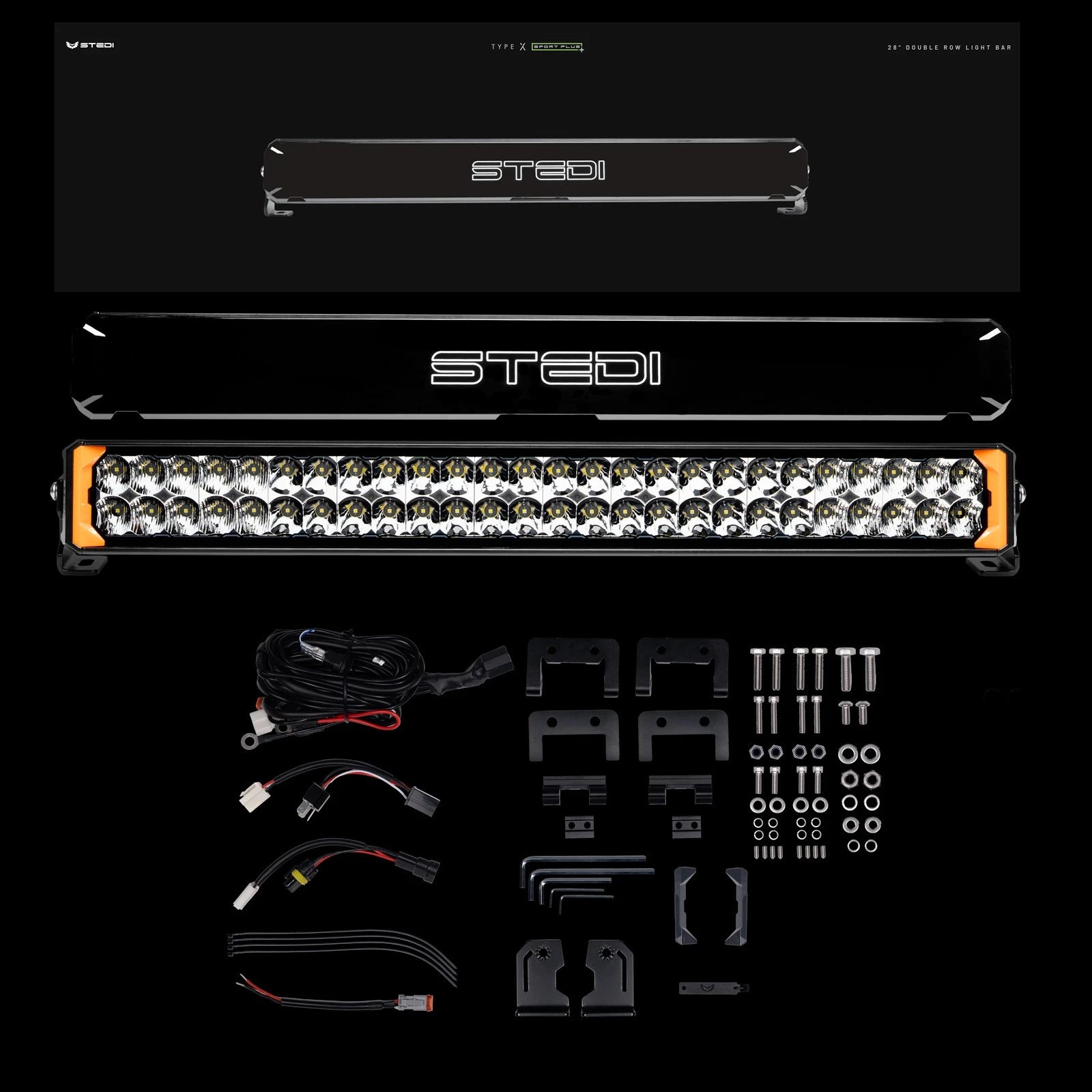 STEDI Sport Plus, Double Row, 28 inch, 52 LED Light Bar