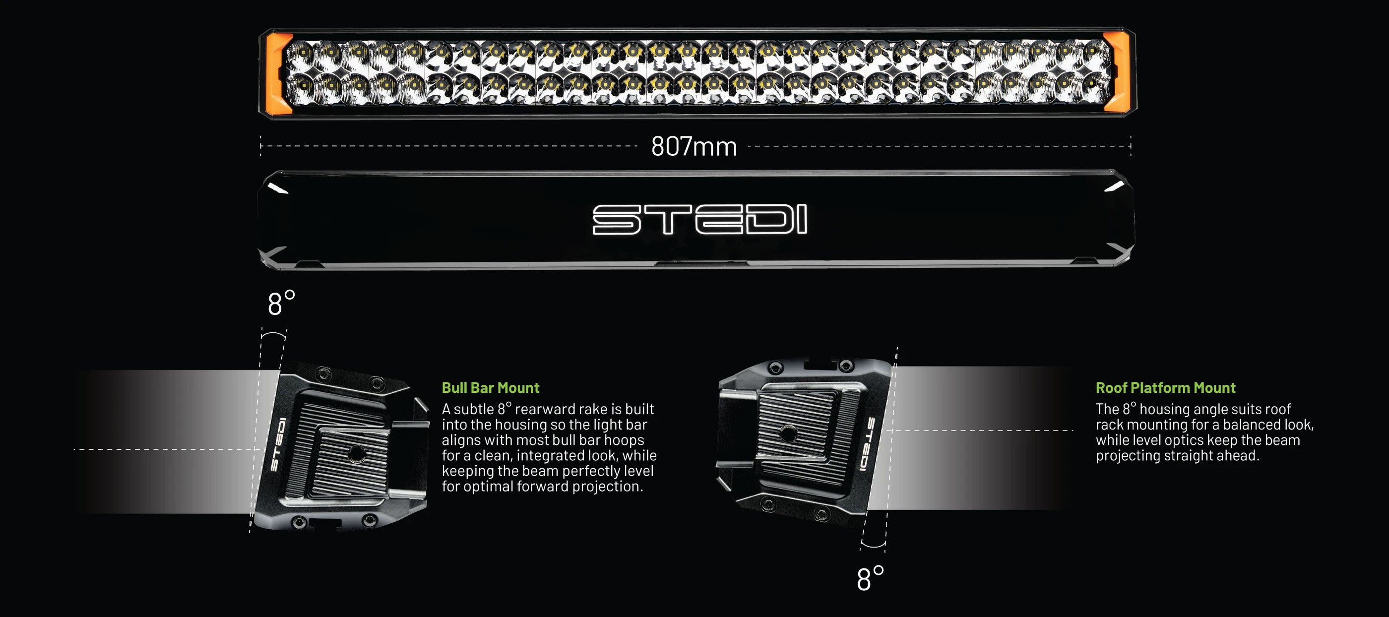 STEDI Sport Plus, Double Row, 32 inch, 60 LED Light Bar