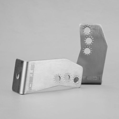 Ersatz Halterung für LED Light Bars Brushed Stainless 95mm - GPC-Offroad