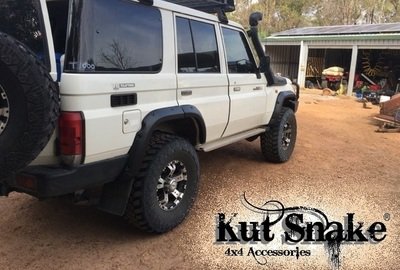 Kut Snake fender flares Toyota Landcruiser 76 Series - 50 mm width
