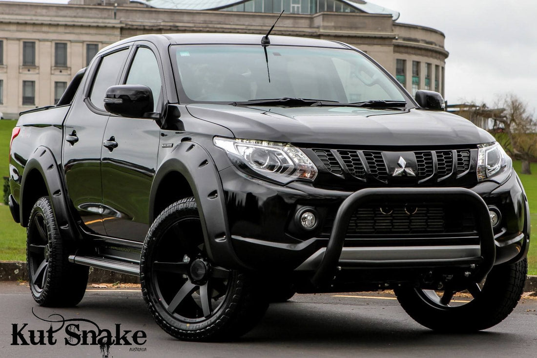 Kut Snake Kotflügelverbreiterung Mitsubishi L200 MQ (2015-2018) - 70mm Breite - Struktur Oberfläche