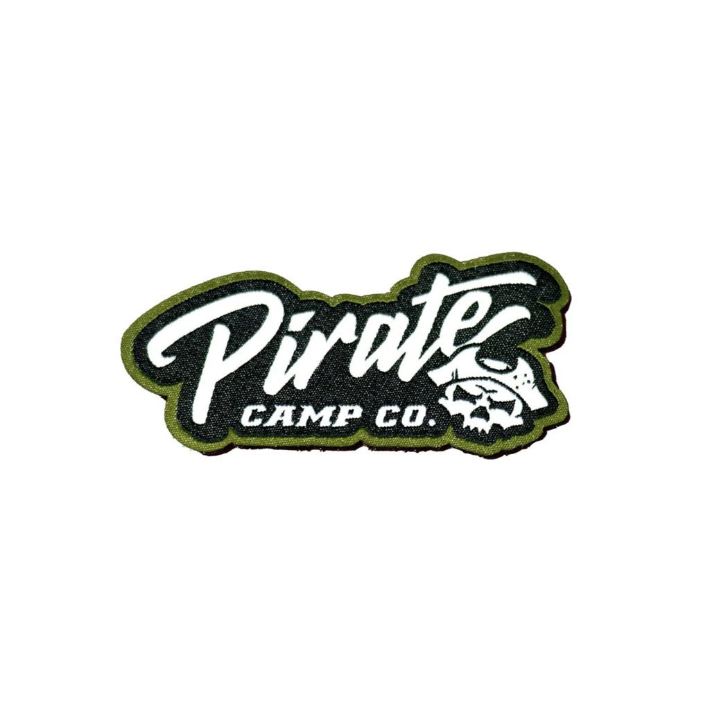 Green Velcro Patch 80mm - Pirate CAMP CO.