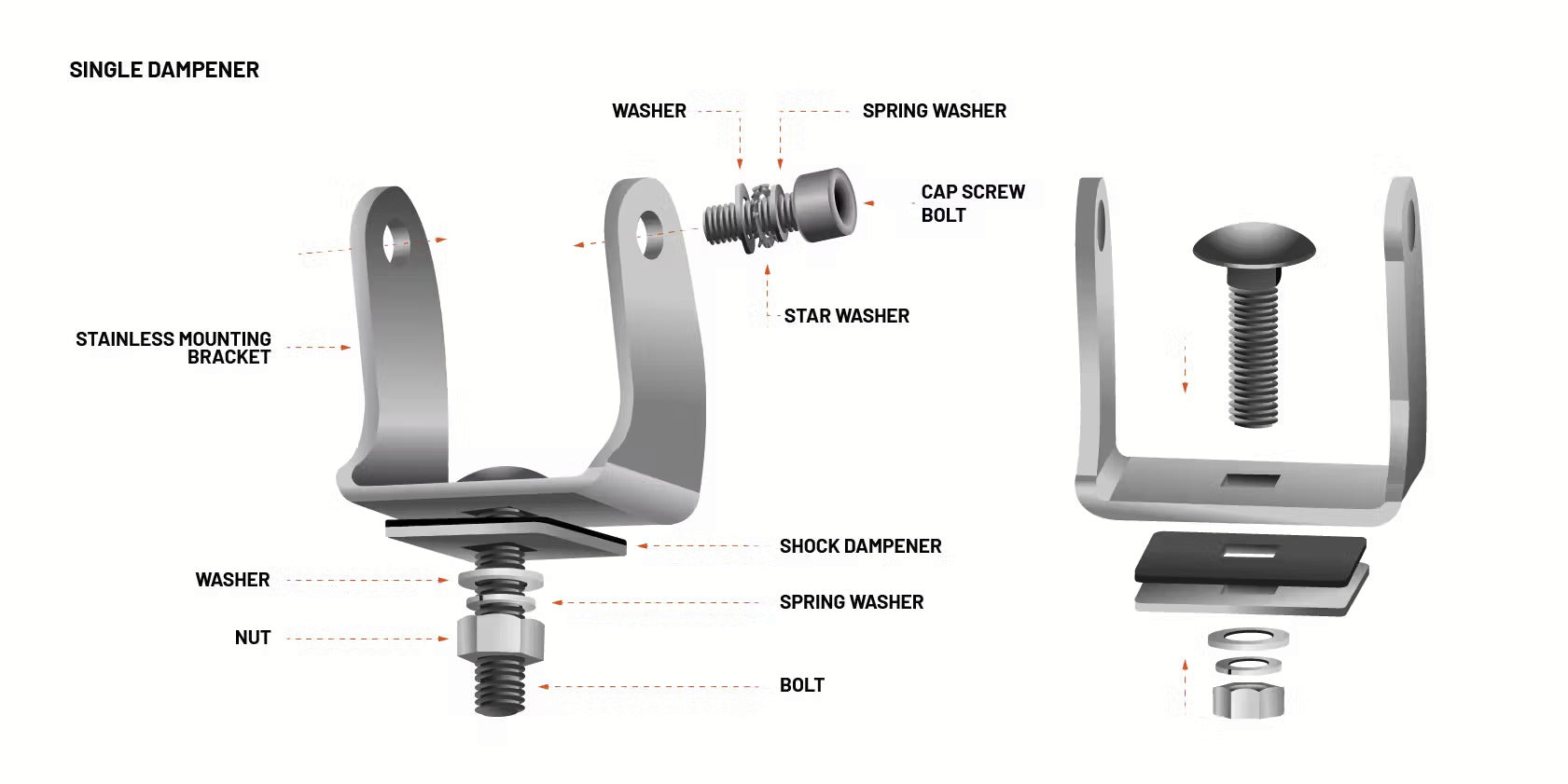 STEDI Marine C4 White Edition LED Light Cube (Diffuse) - GPC-Offroad