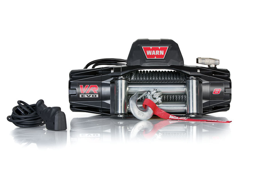 WARN VR Evo 8, 12V 3.629KG Zugkraft inkl. Stahlseil