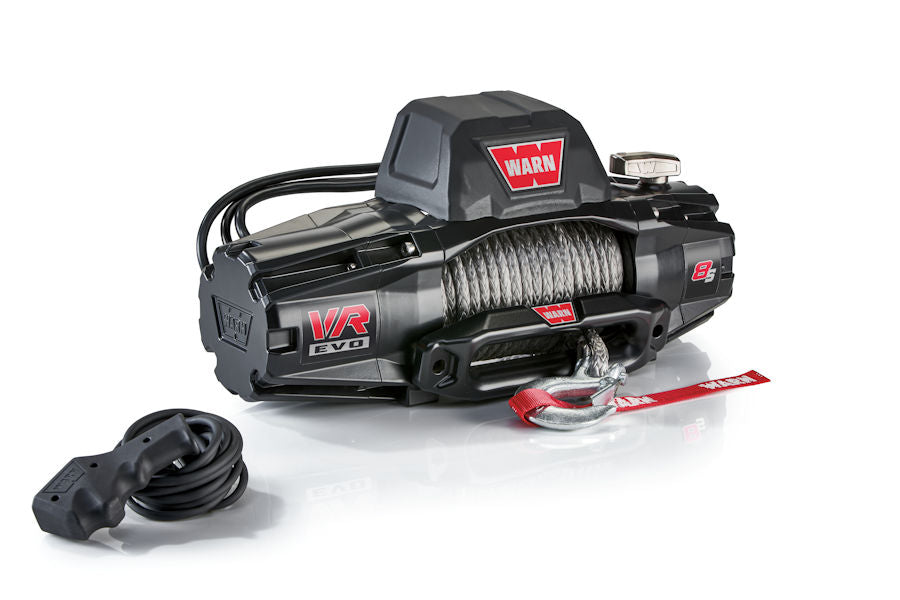 WARN VR Evo 8S, 12V 3.629KG Zugkraft inkl. Kunststoffseil