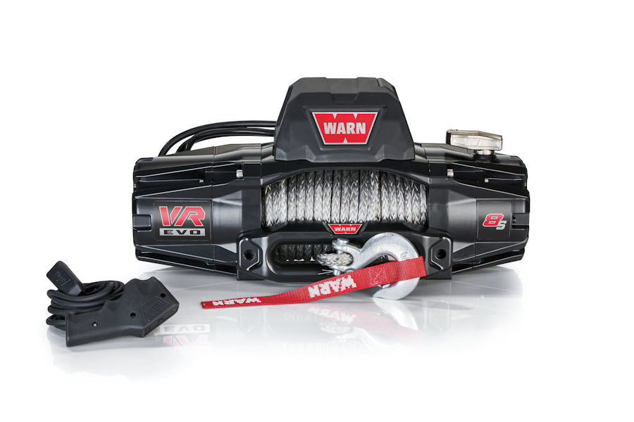 WARN VR Evo 8S, 12V 3.629KG Zugkraft inkl. Kunststoffseil