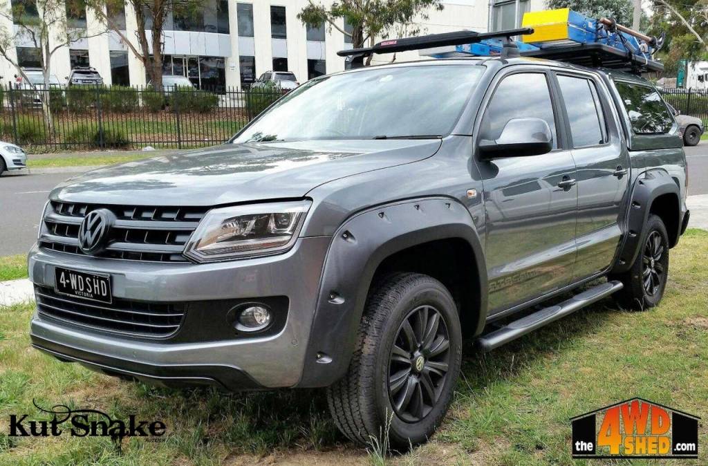 Kut Snake Kotflügelverbreiterung Volkswagen Amarok (2010-2022) - 90 mm Breite - Struktur Oberfläche