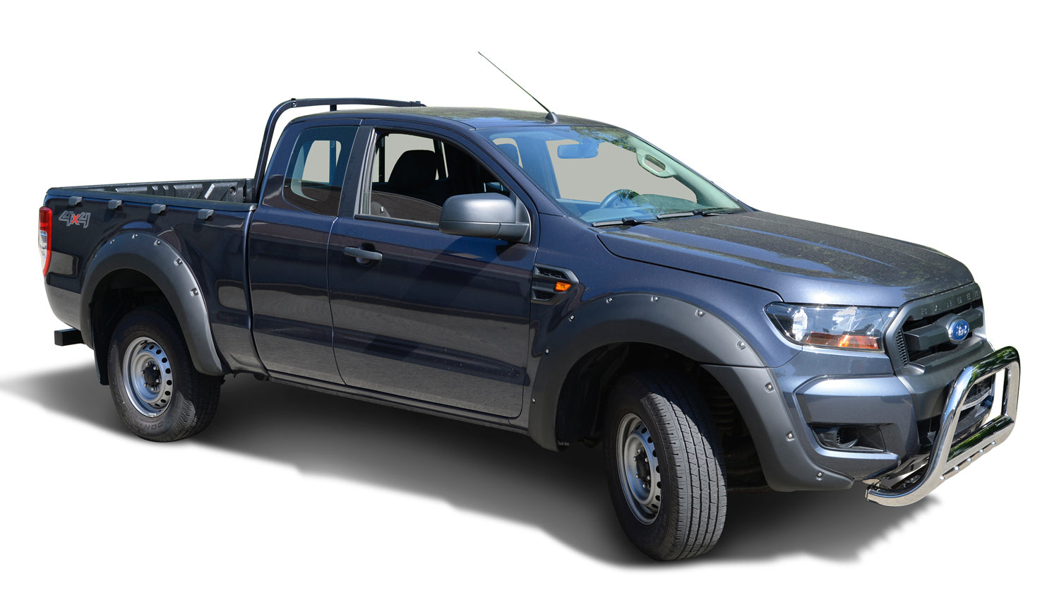 Fender flares Ford Ranger (2016-2018) double cab Pocket Style 30mm 