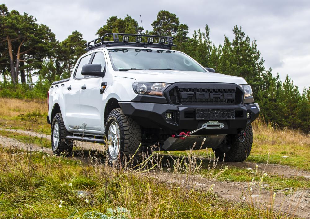 RIVAL4x4 aluminum HD winch bumper for Ford Ranger PX 2.2; 3.2; 2.0