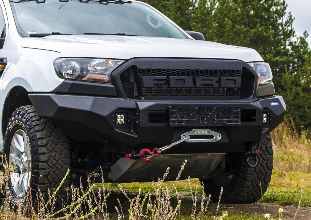 RIVAL4x4 Alu HD-Seilwindenstoßstange für Ford Ranger PX 2,2; 3,2; 2,0