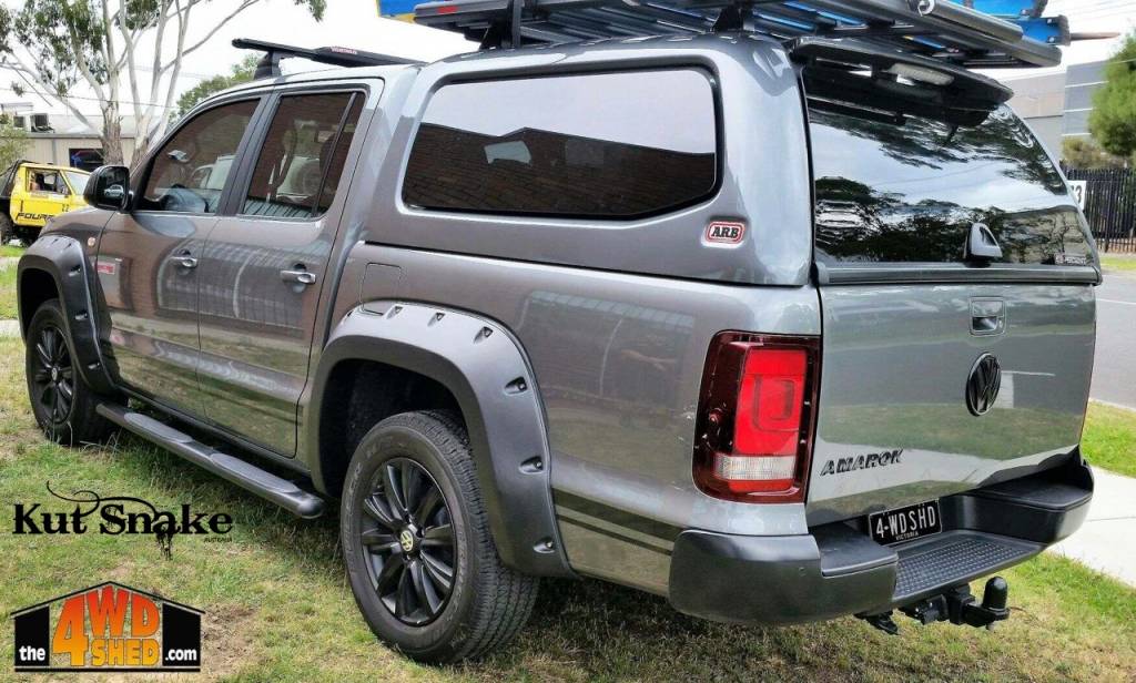 Kut Snake Kotflügelverbreiterung Volkswagen Amarok (2010-2022) - 90 mm Breite - Struktur Oberfläche