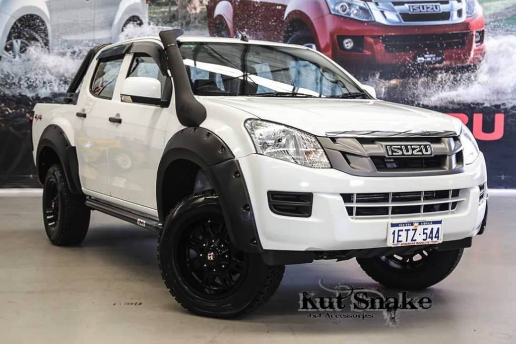 Kut Snake Kotflügelverbreiterung Isuzu D-Max (2012-2020) - 85mm Breite  - Struktur Oberfläche