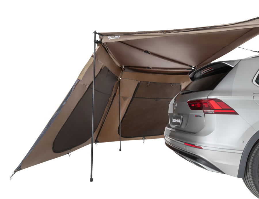 Rhino Rack Seitenteil für Batwing Compact Markise, Mit Öffnung (1 Stk.) - GPC-Offroad