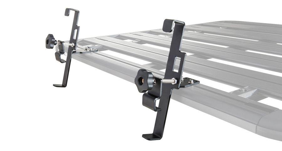 Rhino rack holder for foldable Ladder (RAFL) on the side of Pioneer roof rack