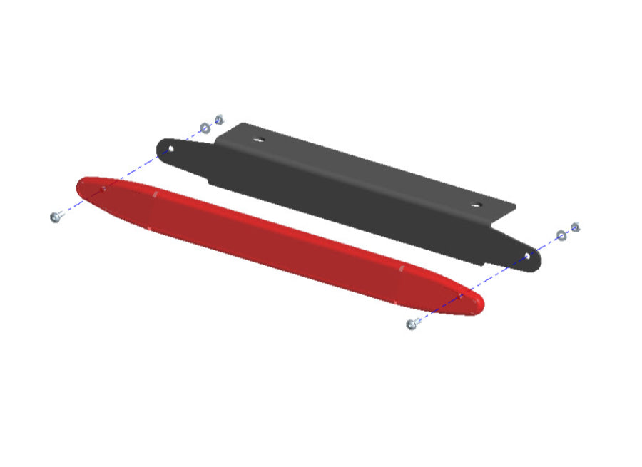 Muli-Rack 3. Bremsleuchte für HD-, Vortex-Träger & Pioneer Plattform - GPC-Offroad