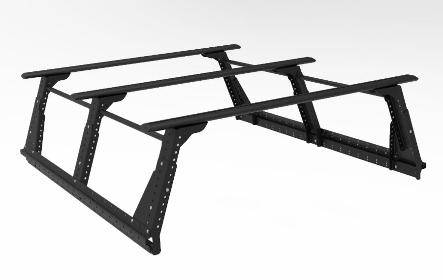 Muli-Rack System (Hoch, Extra-CAB) mit 3x Rhino Rack Vortex Querträgern