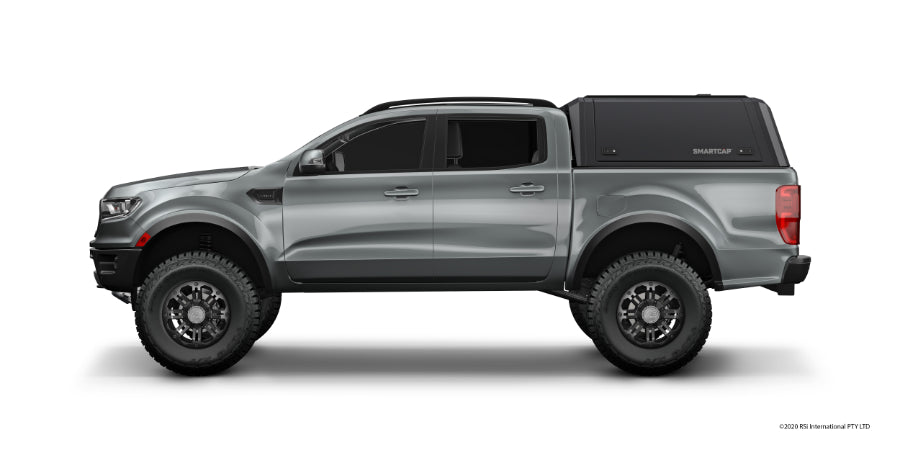 RSI EVO Adventure Edelstahl Hardtop - Ford Ranger DoKa (2012-2023) - Schwarz Matt